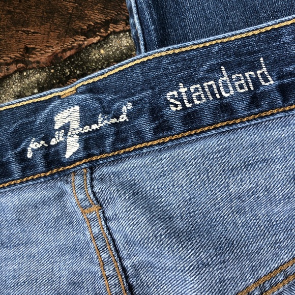 7 for all mankind button fly med wash jeans sz 36 - Picture 4 of 8